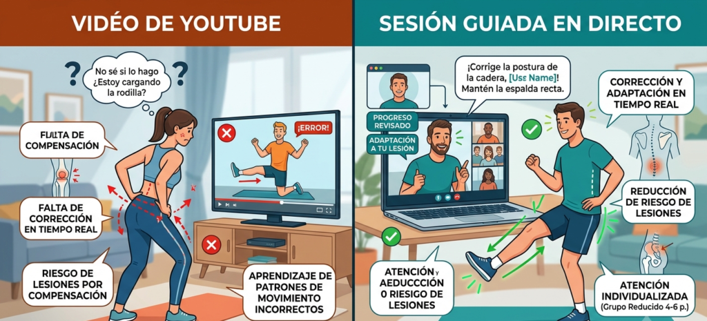 Clase grabada o sesión guiada: por qué la diferencia no es de forma, es de resultado gemini generated image b9rsneb9rsneb9rs